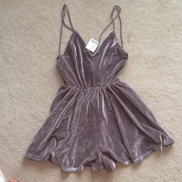 Urban Outfitters Other - Lavander Suede Romper